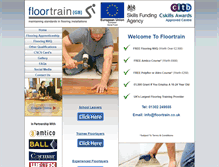 Tablet Screenshot of floortrain.co.uk